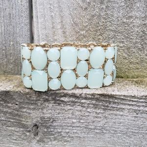Gold and Teal Bracelet NWOT